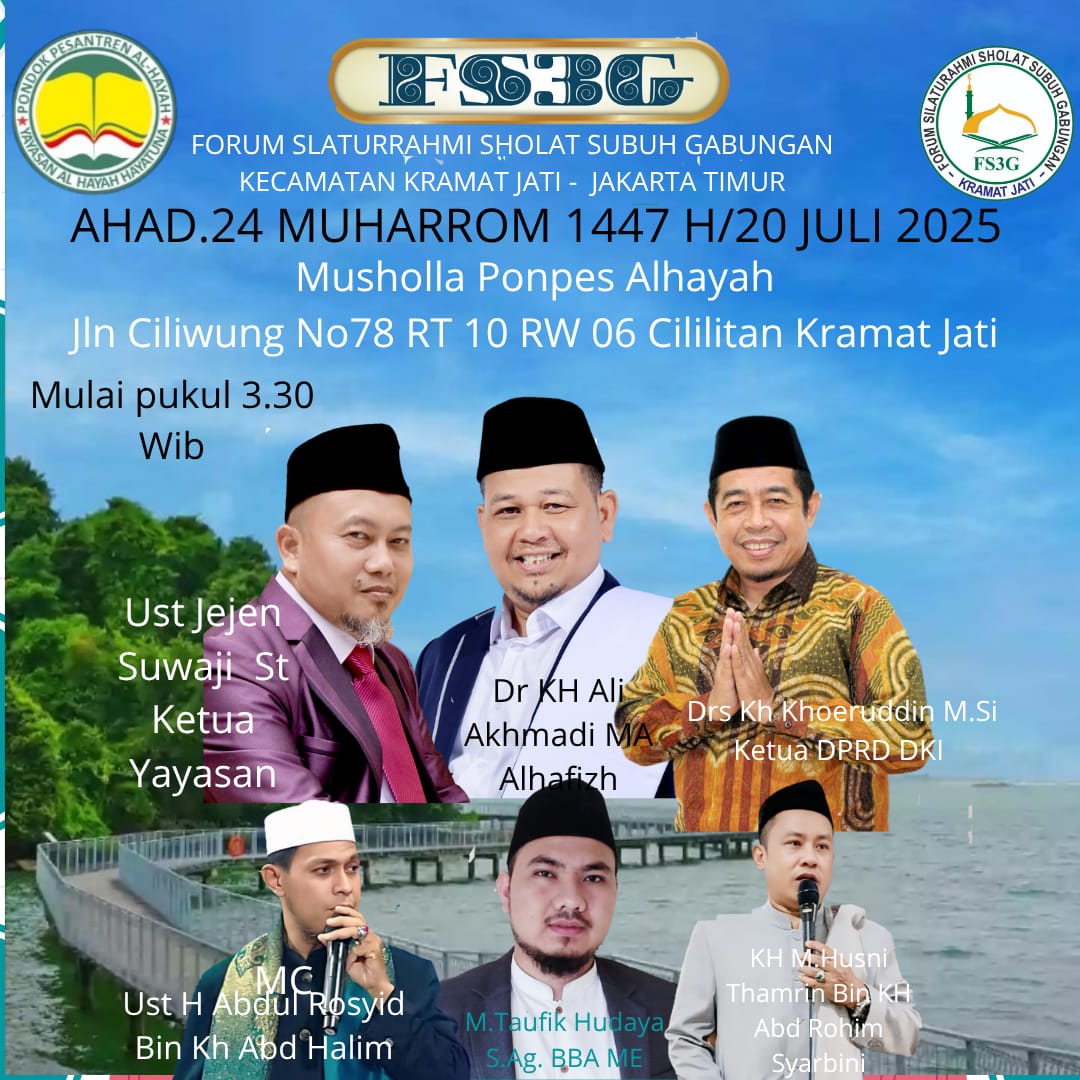 Semarak Persaudaraan dan Kolaborasi dalam Shalat Subuh Gabungan di Ponpes Al-Hayah Jakarta