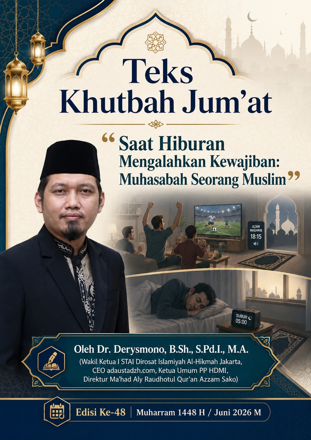 Teks Khutbah Jum’at  “Saat Hiburan Mengalahkan Kewajiban: Muhasabah Seorang Muslim”