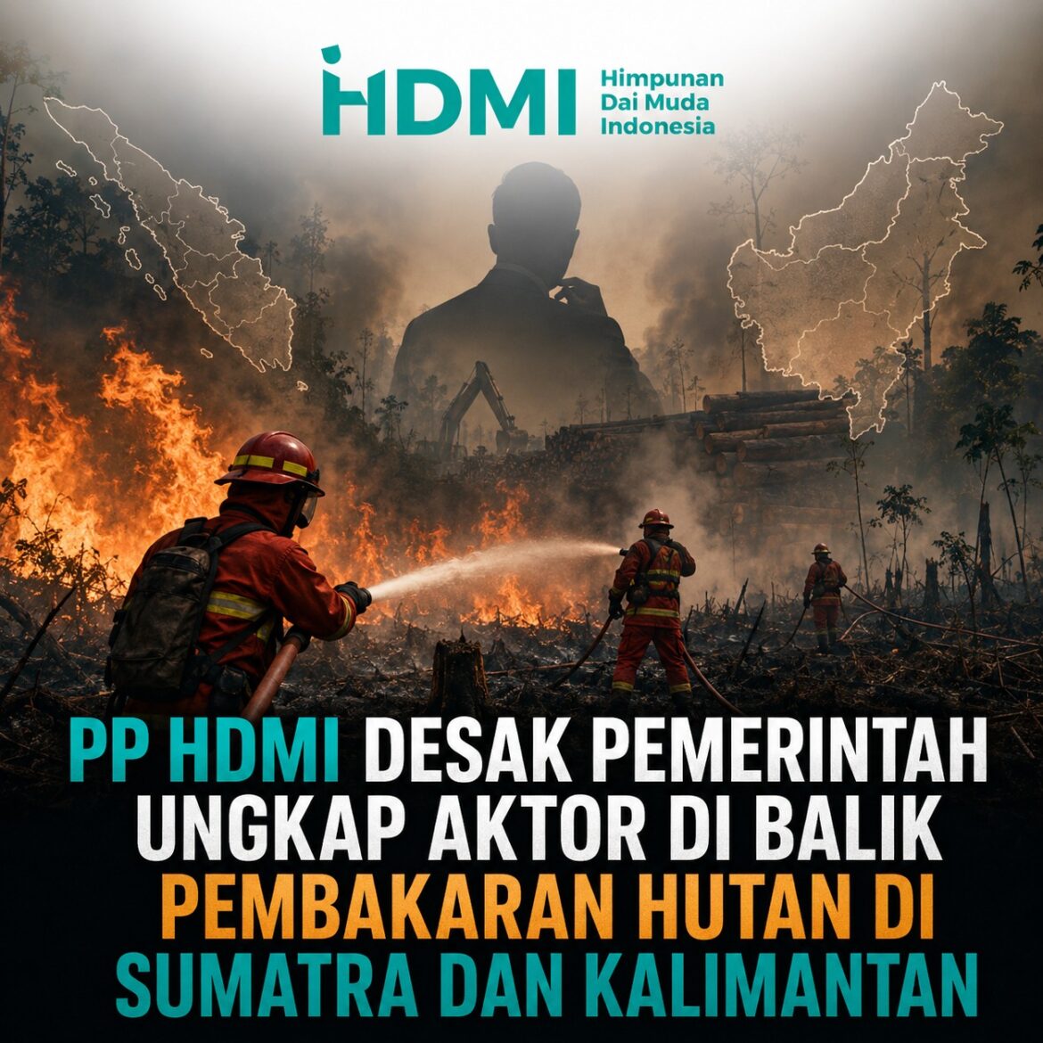 PP HDMI Desak Pemerintah Ungkap Aktor di Balik Pembakaran Hutan di Sumatra dan Kalimantan